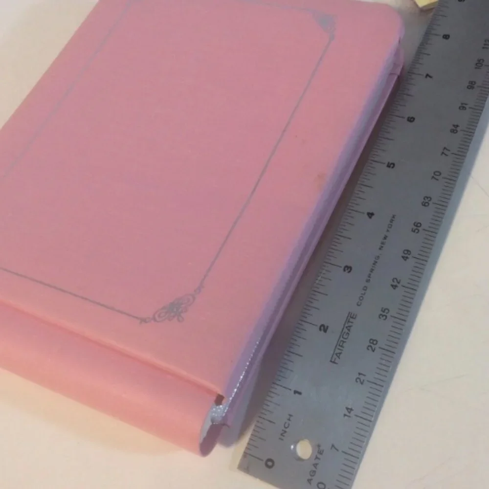 Creative Memories Pink Scrapbook Photo Album PREFILLED Baby Sentiments Decorated